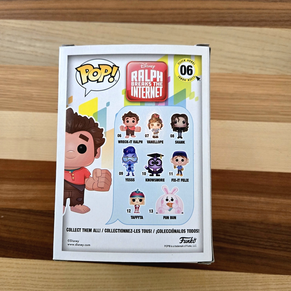 Funko Pop Ralph Breaks The Internet Wreck-It Ralph New In Box - Picture 3 of 6